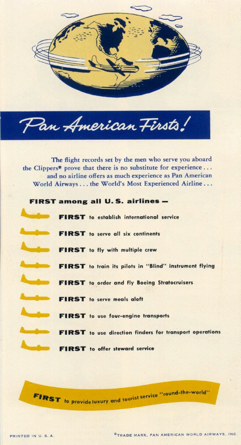 Pan American Firsts