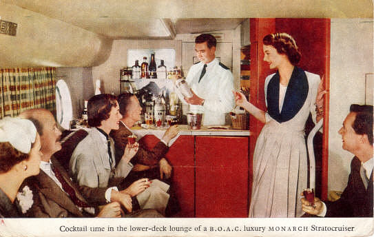 Lower-deck lounge