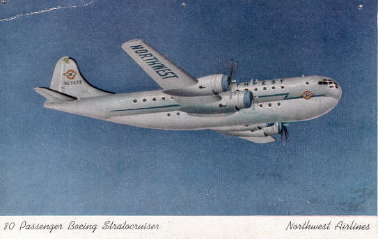 80 Passenger Boeing Stratocruiser Northwest Airlines