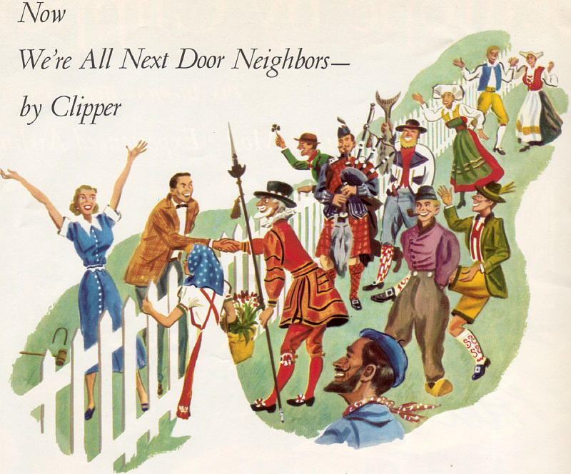 Now we're all next door neighbors — by Clipper
